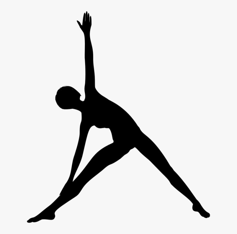 Female Yoga Pose Silhouette Yoga Silhouette Png Transparent