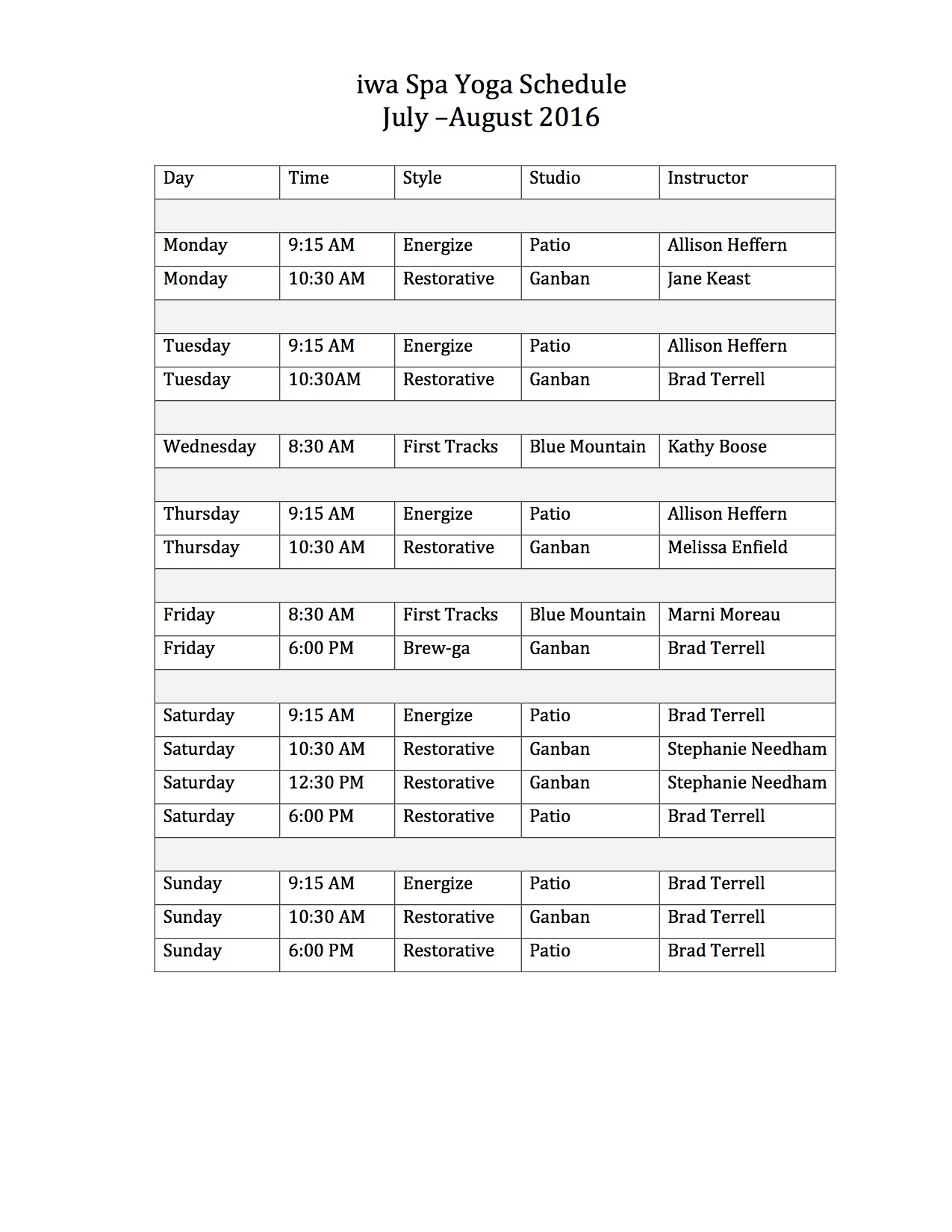 Yoga Schedule 16 copy